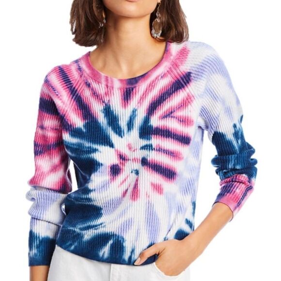 Tie Dye Ribbed Knit Sweater size Small - Picture 1 of 5